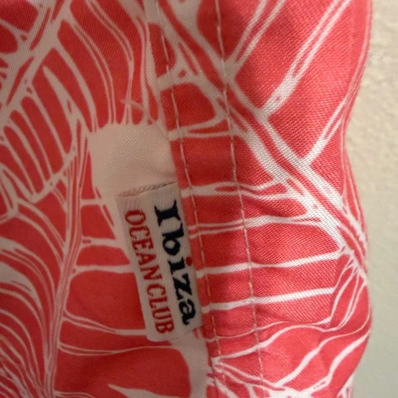 Ibiza Ocean Club Pink Tropical Swim Trunks Board Shorts Size 32 - Picture 3 of 7